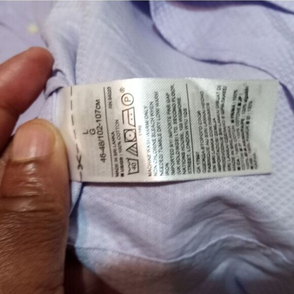 Banana Republic Grant Fit Button Down Shirt L - Picture 10 of 12